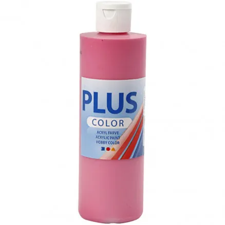 Plus Color Hobbymålning, Fuchsia, 250 ml/1 fl.