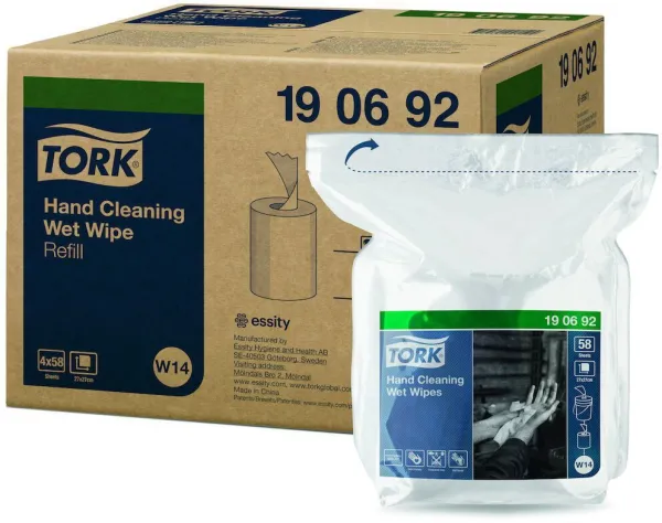 Tork Premium Wet Wipes refill händer pk/58 ark